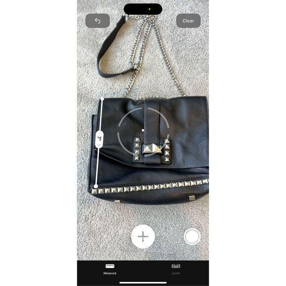 NWOT ZARA STUDDED MEDIUM CROSSBODY chain bag, $128 - Picture 11 of 11